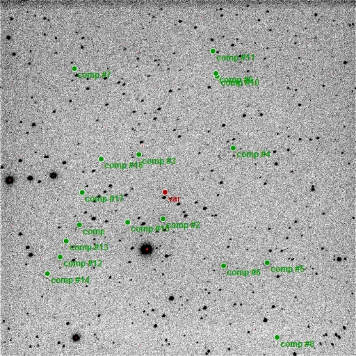 Chart - WASP-46, JD 2456942.74481