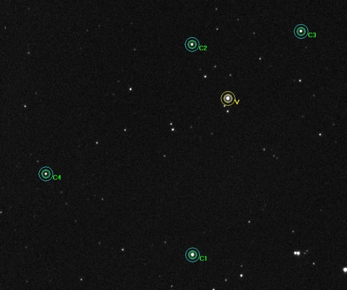 Chart - WASP-3, JD 2456923.27800