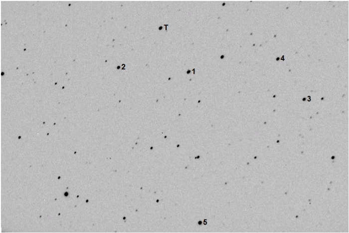 Chart - WASP-2, JD 2456905.53886