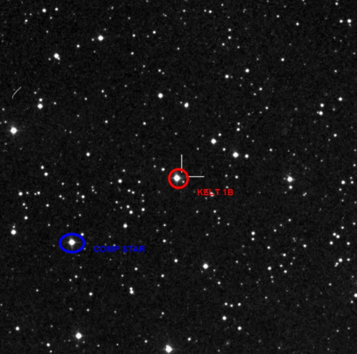 Chart - KELT-1, JD 2456990.34534