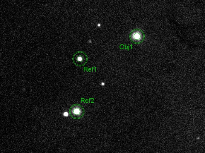 Chart - HAT-P-13, JD 2457063.27089