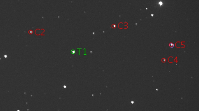 Chart - WASP-77, JD 2456958.39654
