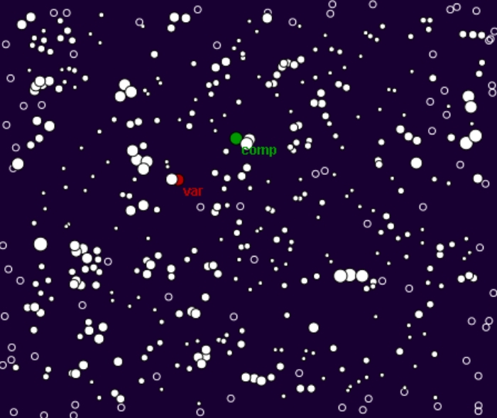 Chart - WASP-36, JD 2457079.43069