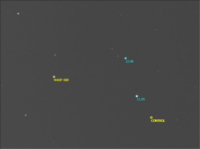 Chart - WASP-56, JD 2457083.49246