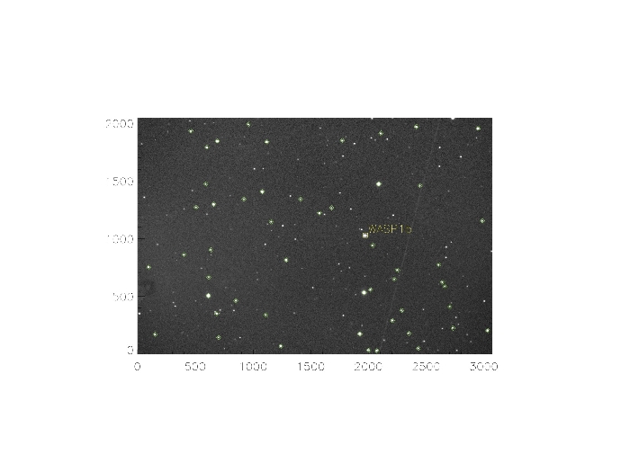 Chart - WASP-1, JD 2456913.67421