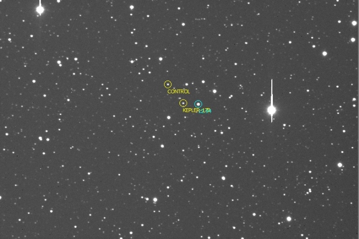 Chart - Kepler-17, JD 2457179.41426