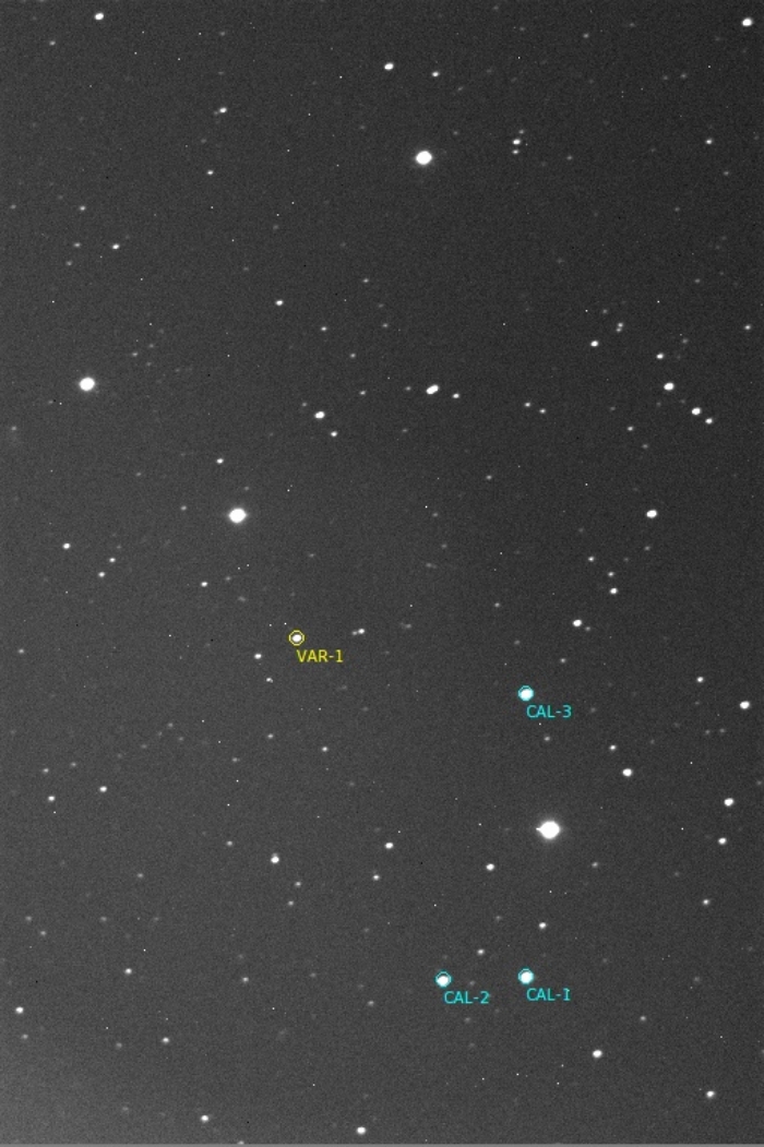 Chart - WASP-103, JD 2457181.37071