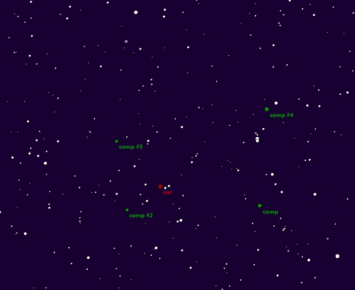 Chart - WASP-3, JD 2457174.45992