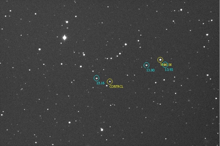 Chart - TrES-3, JD 2457204.42499