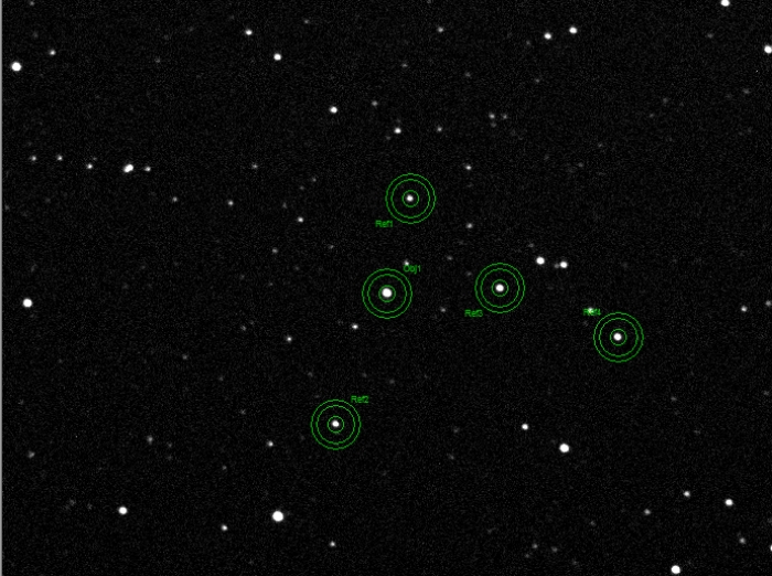 Chart - TrES-2, JD 2457216.32432
