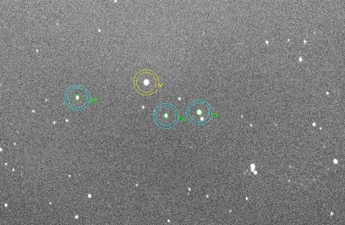 Chart - HAT-P-13, JD 2457054.50548