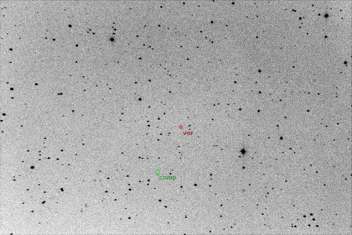 Chart - V0484 And, JD 2455799.28897