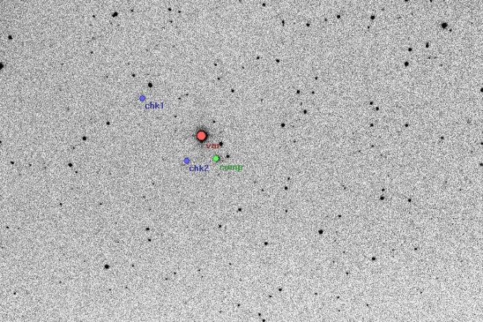 Chart - V0413 And, JD 2455807.33558