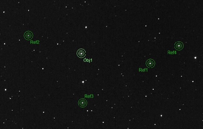 Chart - WASP-1, JD 2457261.39148
