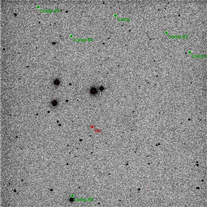 Chart - WASP-28, JD 2457270.81571