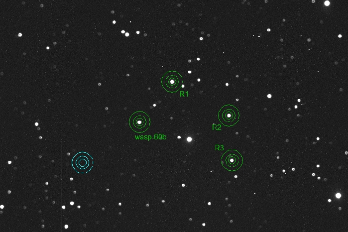 Chart - WASP-60, JD 2457305.36273