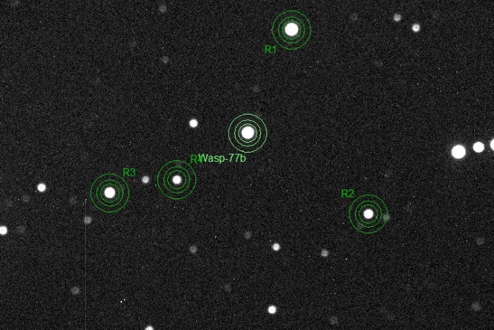 Chart - WASP-77, JD 2457328.33733