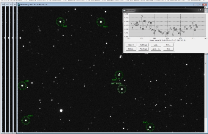 Chart - HAT-P-13, JD 2457334.43263