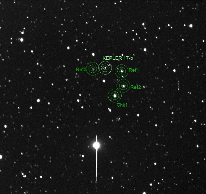 Chart - Kepler-17, JD 2457338.40943