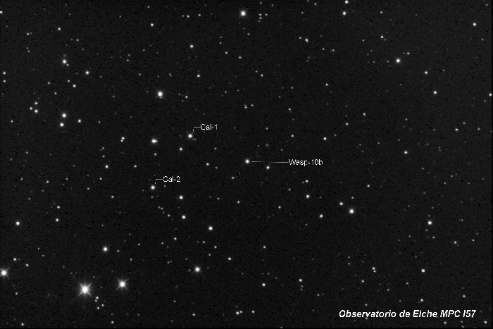 Chart - WASP-10, JD 2457345.35591