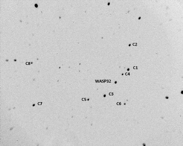 Chart - WASP-32, JD 2457358.51812