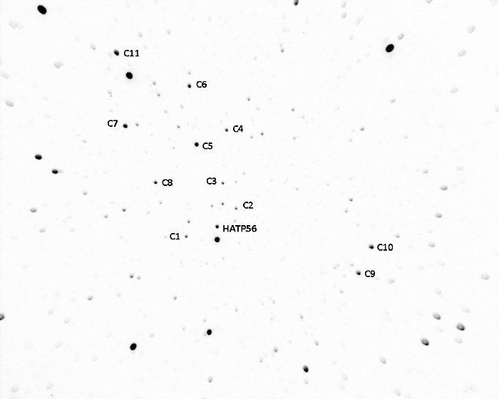 Chart - HAT-P-56, JD 2457390.71300