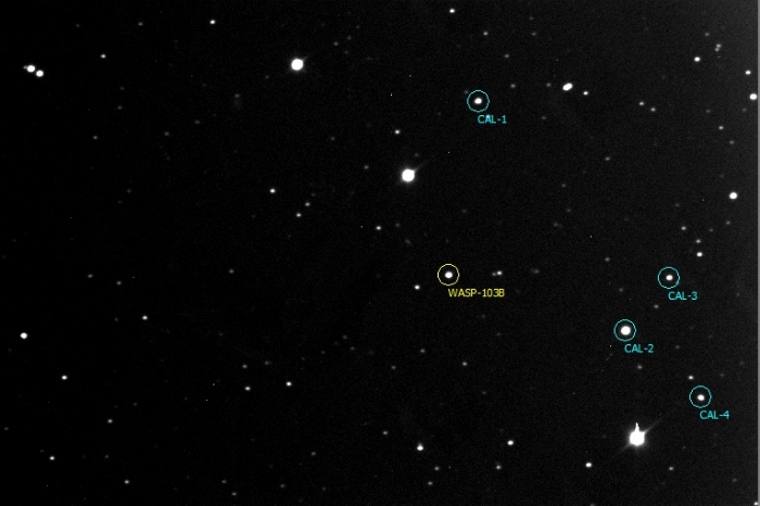 Chart - WASP-103, JD 2457504.44399
