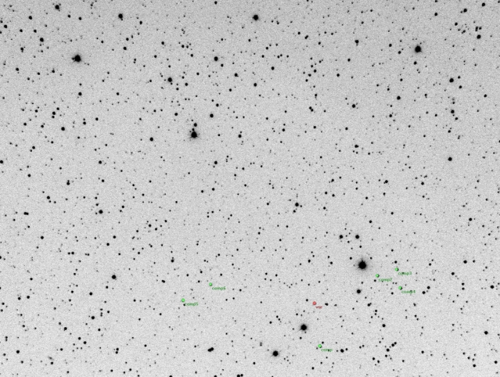 Chart - WASP-103, JD 2457517.35351