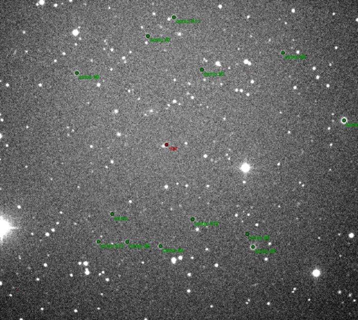 Chart - WASP-92, JD 2457579.43451