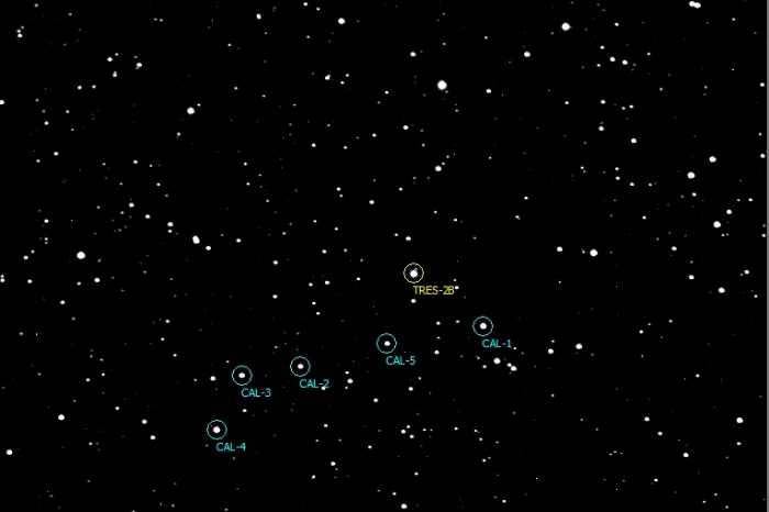 Chart - TrES-2, JD 2457579.40631