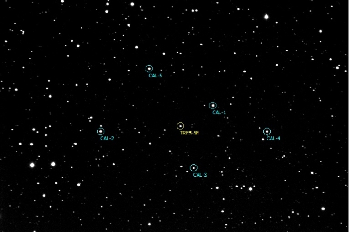 Chart - TrES-5, JD 2457586.47104