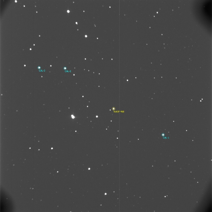 Chart - WASP-46, JD 2457593.58473