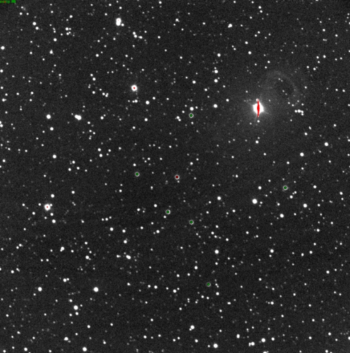 Chart - WASP-2, JD 2457624.37724