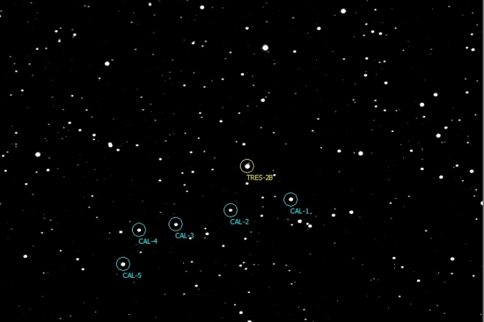 Chart - TrES-2, JD 2457626.42601