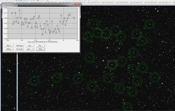 Chart - WASP-93, JD 2457634.29608