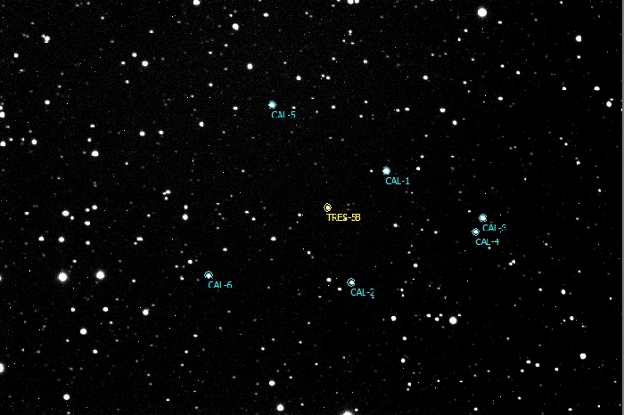 Chart - TrES-5, JD 2457638.36714