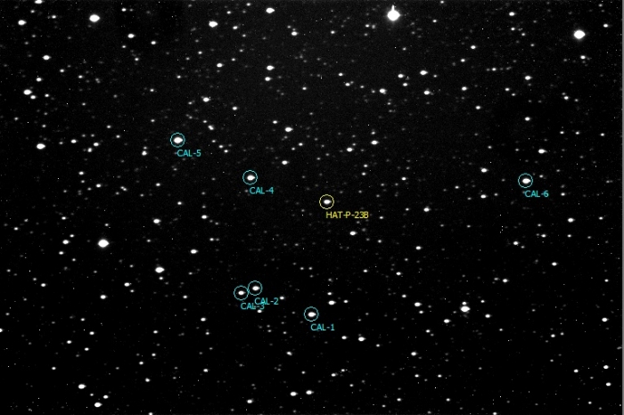 Chart - HAT-P-23, JD 2457639.39062