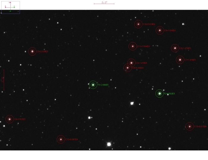 Chart - WASP-93, JD 2457664.39162