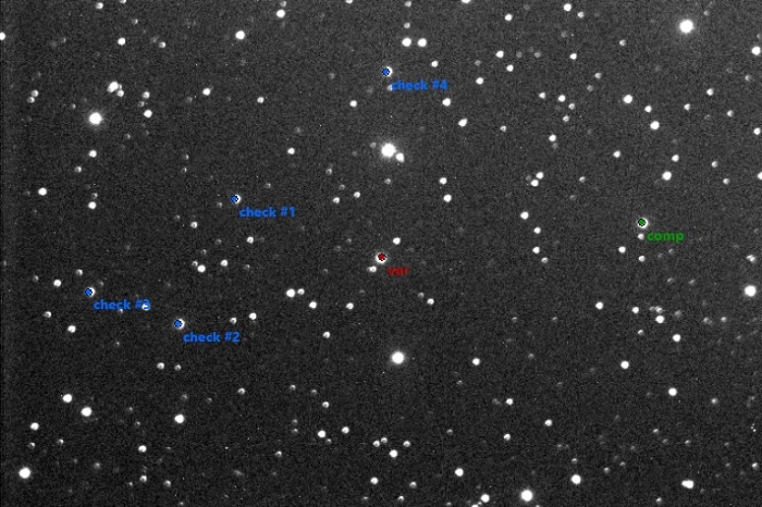 Chart - WASP-1, JD 2457692.32728