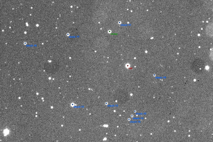Chart - WASP-76, JD 2457722.19284