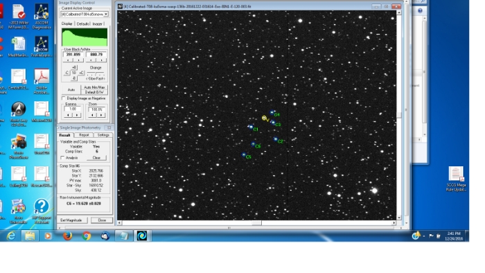 Chart - WASP-36, JD 2457745.15488
