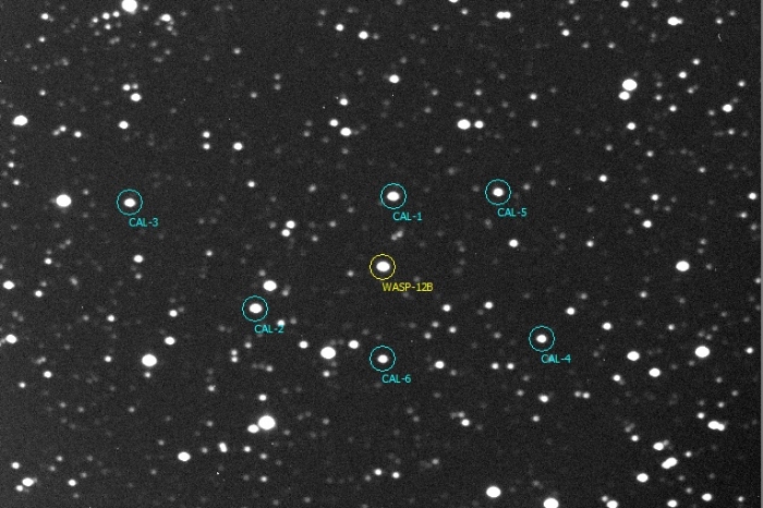 Chart - WASP-12, JD 2457751.49802