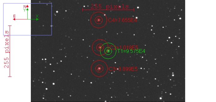 Chart - HAT-P-19, JD 2457753.26291