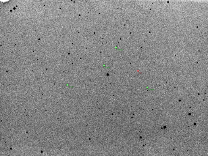 Chart - WASP-43, JD 2457798.33319