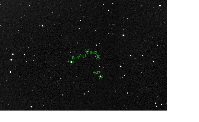 Chart - WASP-36, JD 2457814.28019
