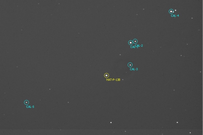 Chart - HAT-P-13, JD 2457827.30446