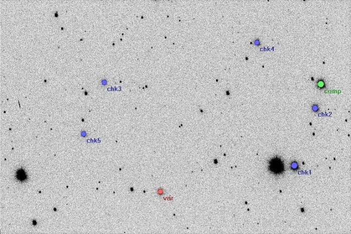 Chart - WASP-56, JD 2457845.32721