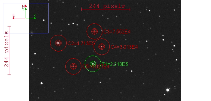Chart - WASP-39, JD 2457873.38037