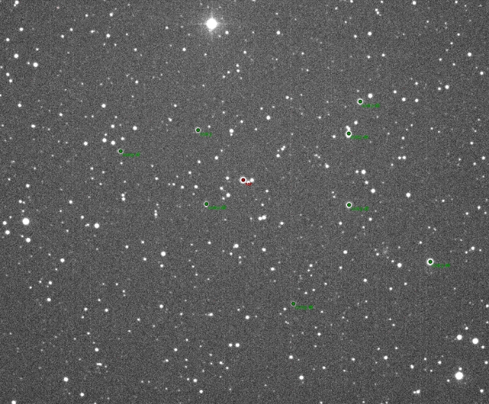 Chart - WASP-3, JD 2457922.38855