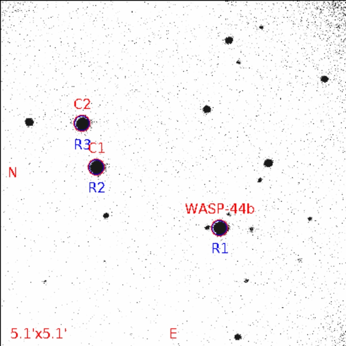 Chart - WASP-44, JD 2458049.59751